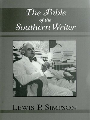 cover image of The Fable of the Southern Writer